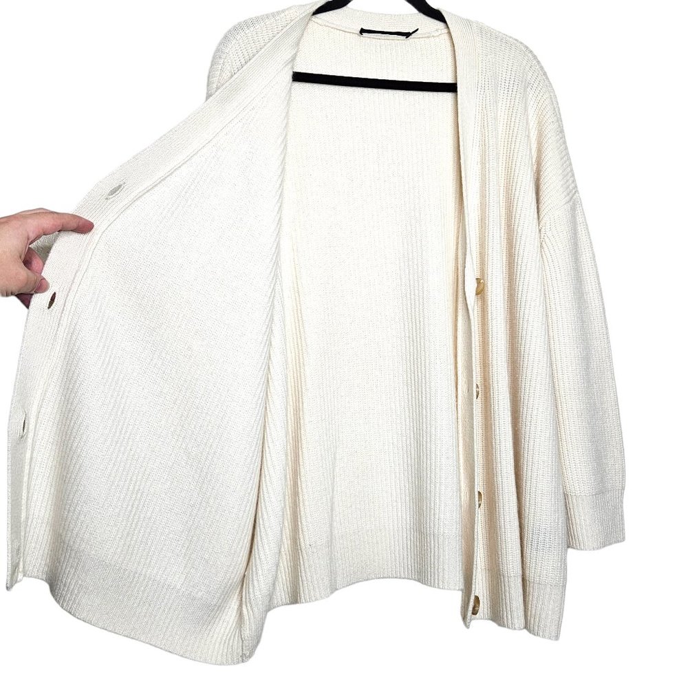 Jenni Kayne Cashmere Cocoon Cardigan in Ivory - Picture 7 of 13